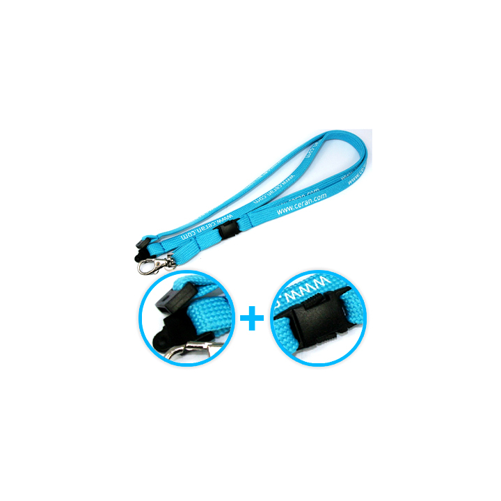 Tubular + safety clip and detachable clip